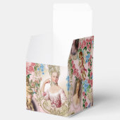 Marie Antoinette Rose of Versailles Favor Box sq Bedankdoosjes (Geopend)