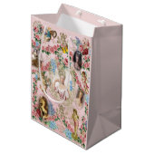 Marie Antoinette Rose of Versailles  Gift Bag Medium Cadeauzakje (Voorkant Gekanteld)