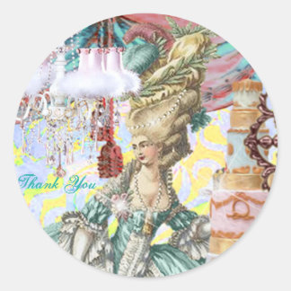 Marie Antoinette Round Label van Michelle Falero