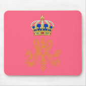 Marie Antoinette Royal Monogram Muismat (Voorkant)