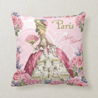 Marie Antoinette Roze Rozen Frame Kussen