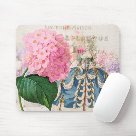 Marie Antoinette Shabby Mousepad Muismat (Met muis)