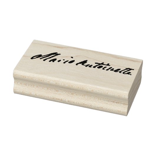 Marie Antoinette Signature Rubberstempel (Stempel)