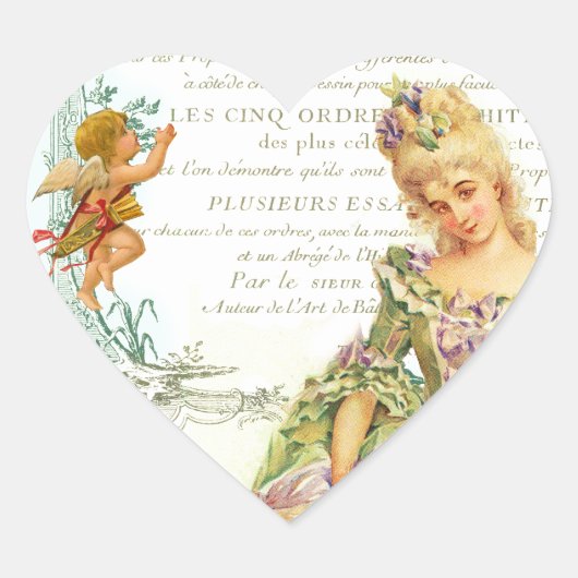 Marie Antoinette & Sparrow Hart Sticker (Voorkant)