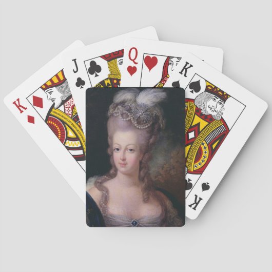 Marie Antoinette-speelkaarten Pokerkaarten (Achterkant)