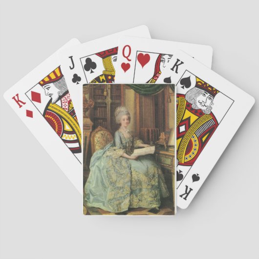 Marie Antoinette-speelkaarten Speelkaarten (Achterkant)