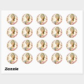 Marie Antoinette Springtime Pastille Macaron Seals Ronde Sticker (Vel)