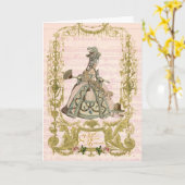 Marie Antoinette Stationery Pour Cerises Kaart (Gele Bloem)
