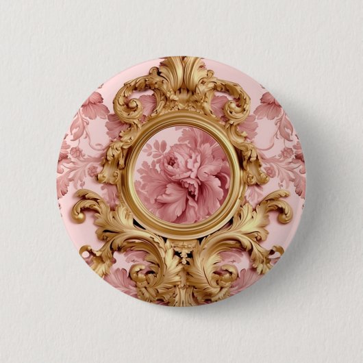 Marie-Antoinette-stijl Ronde Button 5,7 Cm (Voorkant)