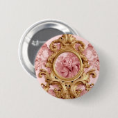 Marie-Antoinette-stijl Ronde Button 5,7 Cm (Voorkant /achterkant)