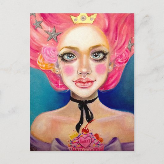 Marie Antoinette Sweetie Briefkaart (Voorkant)