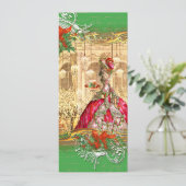 Marie Antoinette Tea Kaart (Staand voorkant)