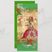 Marie Antoinette Tea Kaart (Voorkant / Achterkant)