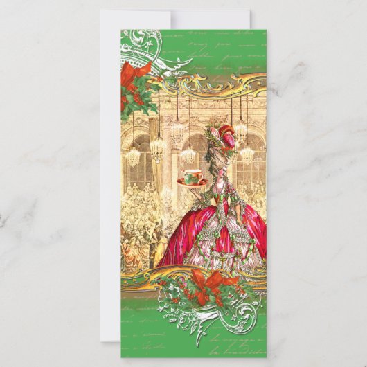 Marie Antoinette Tea Party Versailles Kerstmis (Voorkant)