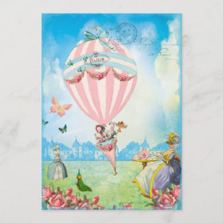 Marie Antoinette Tea van Versailles Lawn Party Kaart