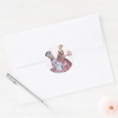 Marie Antoinette Thee bij Trianon Seals Ronde Sticker (Envelop)