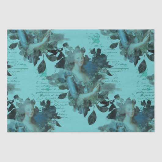 Marie Antoinette Tissue Paper Tissuepapier (Voorkant)