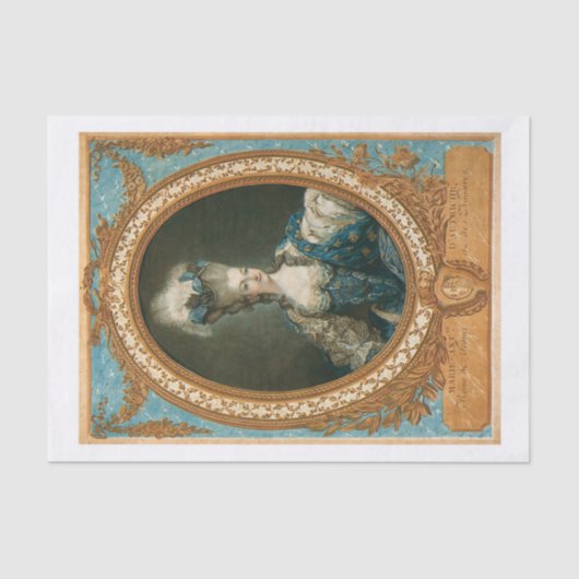 Marie Antoinette Tissue Paper Tissuepapier (Voorkant)