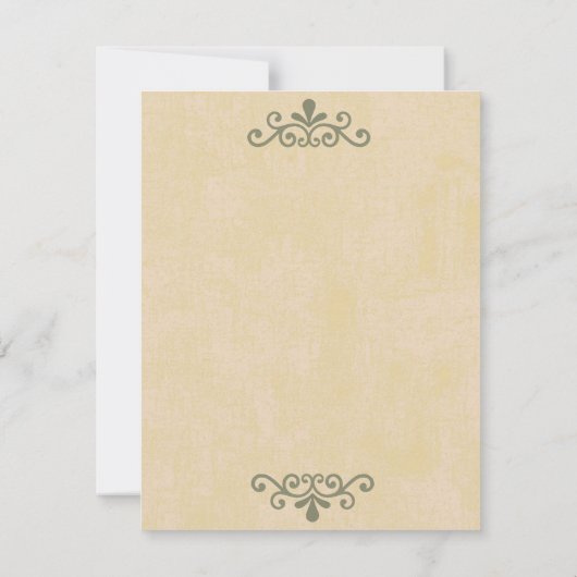 Marie Antoinette ~ Uitnodigingen (Achterkant)