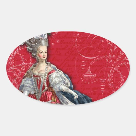 Marie Antoinette Vakantie Stickers (Voorkant)