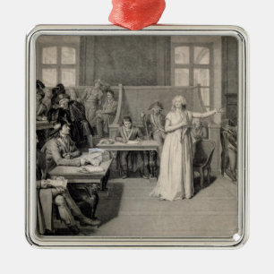 Marie-Antoinette van Habsbourg-Lorraine 2 Metalen Ornament