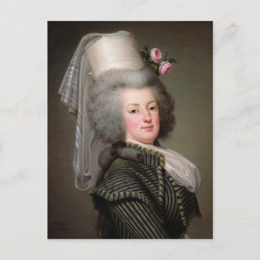 Marie-Antoinette van Habsbourg-Lorraine Briefkaart (Voorkant)
