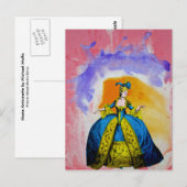 Marie Antoinette van Michael Moffa Briefkaart (Voorkant / Achterkant)