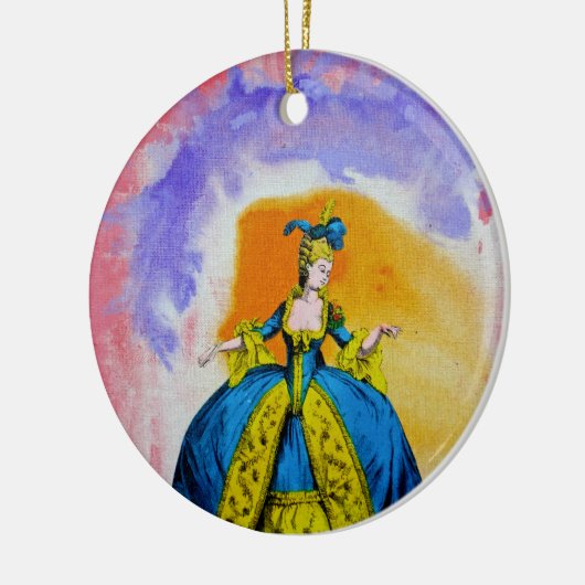 Marie Antoinette van Michael Moffa Keramisch Ornament (Links)