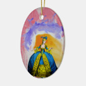 Marie Antoinette van Michael Moffa Keramisch Ornament (Links)