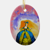 Marie Antoinette van Michael Moffa Keramisch Ornament (Achterkant)