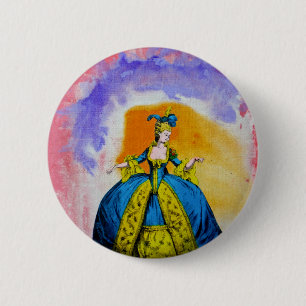 Marie Antoinette van Michael Moffa Ronde Button 5,7 Cm