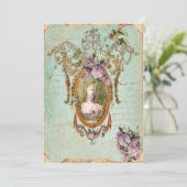 Marie Antoinette Versailles Ancient Gardens 5 x 7 Kaart (Staand voorkant)