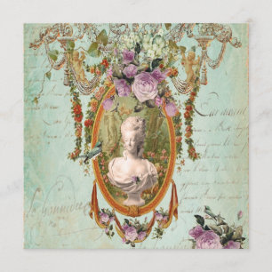 Marie Antoinette Versailles Ancient Gardens Square Kaart