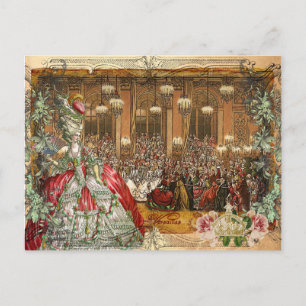 Marie Antoinette Versailles Ball Briefkaarten