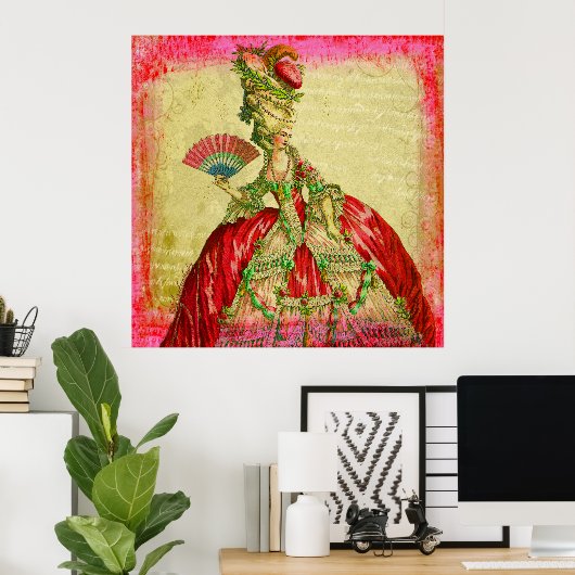 Marie Antoinette Versailles Collectie Lg. Poster (Thuiskantoor)