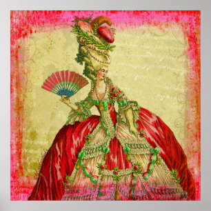 Marie Antoinette Versailles Collectie Lg. Poster