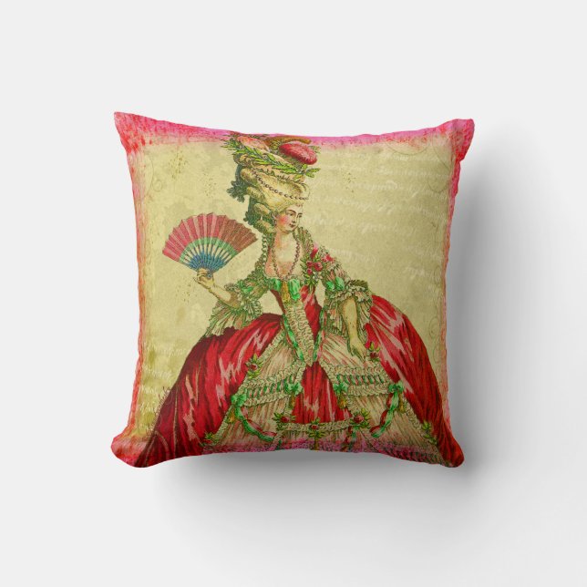 Marie Antoinette "Versailles Collectie" Pillow Kussen (Voorkant)