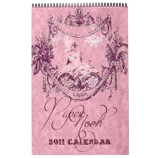 Marie Antoinette Versailles Large 2011 endar Kalender (Hoes)