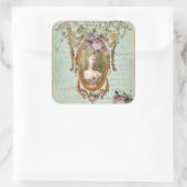 Marie Antoinette Versailles Oude Tuinen Vierkante Sticker (Tas)