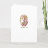 Marie Antoinette  Versailles Pink Christmas Card Feestdagen Kaart (Achterkant)