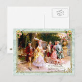 Marie Antoinette Versailles Tuin Briefkaart (Voorkant / Achterkant)