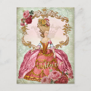 Marie Antoinette Verseilles Queen Briefkaart