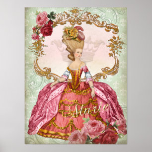 Marie Antoinette Verseilles Queen Print