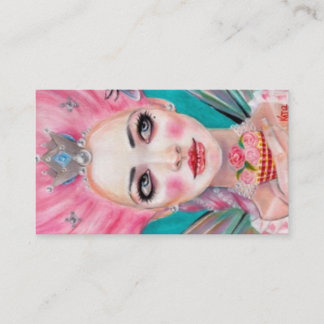 Marie Antoinette verwijzingskaart, laat ze cake et Aanbevelingskaartje