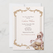  Marie Antoinette Victoriaans Vrijgezellenfeest Kaart (Voorkant)