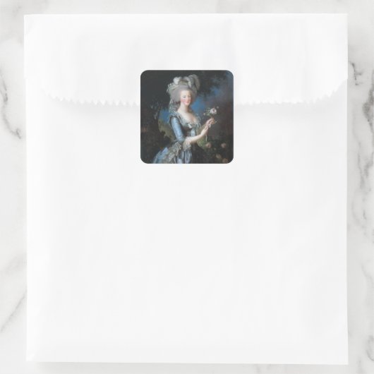 Marie Antoinette Vierkante Sticker (Tas)