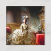 Marie Antoinette Vierkante Visitekaartje (Voorkant)
