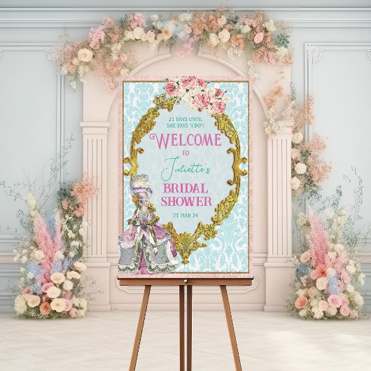 Marie Antoinette Welkomstbord Poster Board