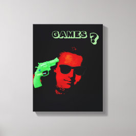 Marie Antoinette with sunglasses Marie-Antoinette Canvas Afdruk