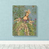 Marie Antoinette ~ Wrapped Canvas #16 Afdruk (Insitu (Houten vloer))